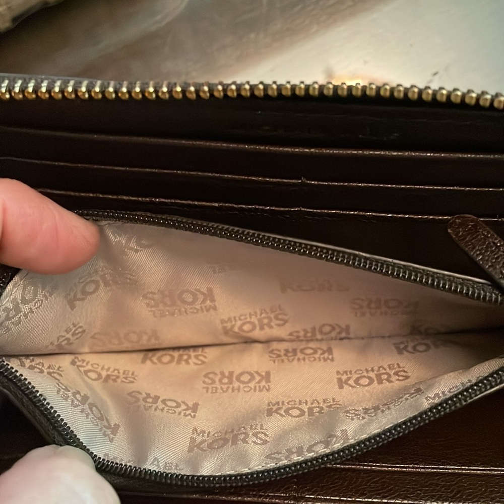 Michael Kors Brown Leather Wallet - Picture 7 of 8